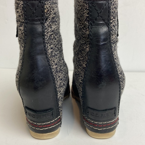 Sorel Joan Of Arctic PDX Tweed Wedge Lexie Booties 8.5 Elevated Basic Gorpcore - Picture 13 of 16